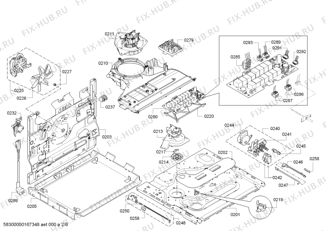 Схема №4 HBG78B720 с изображением Панель управления для плиты (духовки) Bosch 00704133