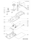 Схема №1 AKT 301 IX с изображением Втулка для духового шкафа Whirlpool 481244039608