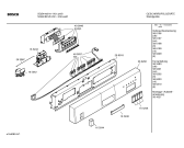 Схема №5 SGU4332SK с изображением Передняя панель для электропосудомоечной машины Bosch 00360202