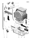 Схема №3 TX70FR (F021612) с изображением Электропроводка для стиралки Indesit C00065477