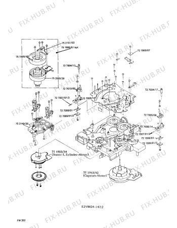 Взрыв-схема видеотехники Siemens FM352763 - Схема узла 12