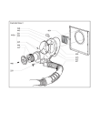 Схема №1 031244A1500A - C44A7 с изображением Моторчик для электросушки Whirlpool 482000014319
