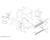 Схема №5 BS485111 с изображением Рамка для электропечи Bosch 00770135