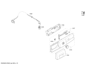 Схема №3 3SC83602X с изображением Панель управления для сушильной машины Bosch 00702768