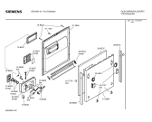 Схема №3 SE64A560 с изображением Рамка для посудомойки Siemens 00362442