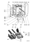 Схема №1 ADP 1073 WH с изображением Модуль (плата) управления для посудомойки Whirlpool 482000005637