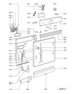 Схема №2 ADG 642/1 IX с изображением Панель для посудомойки Whirlpool 481245373238