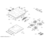 Схема №1 PKG775T01E с изображением Стеклокерамика для электропечи Bosch 00472342
