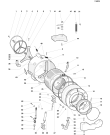 Схема №3 WGS63TIT (F022368) с изображением Заслонка для стиралки Indesit C00066232