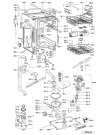 Схема №1 ADG 8556 WHM с изображением Модуль (плата) управления для посудомоечной машины Whirlpool 481221479085