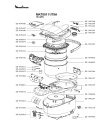 Схема №1 MK705111/79B с изображением Часть корпуса для электромультиварки Moulinex SS-995814
