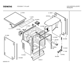 Схема №5 SE25236II с изображением Передняя панель для посудомоечной машины Siemens 00357490
