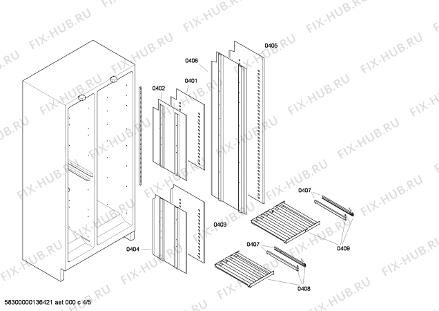 Схема №2 RW496280 с изображением Дисплейный модуль для холодильника Bosch 00648303