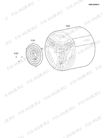 Схема №5 WA 5080 LI с изображением Другое для стиральной машины Whirlpool 480111105239