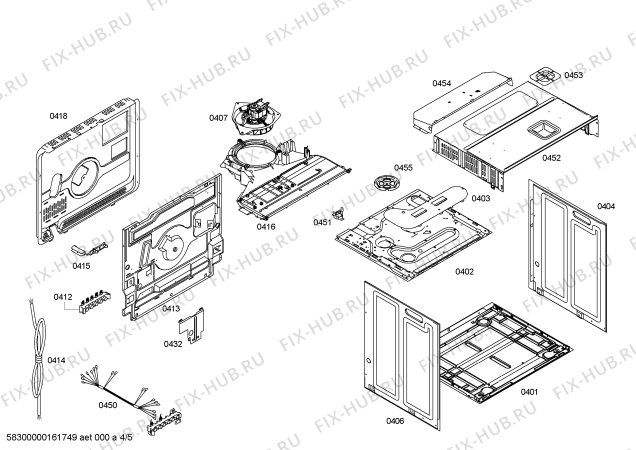 Схема №2 3HB559BP hrn.balay.py.2d.CFc.E3_MCT.f_glas.blanco с изображением Модуль управления, незапрограммированный для духового шкафа Bosch 00700269