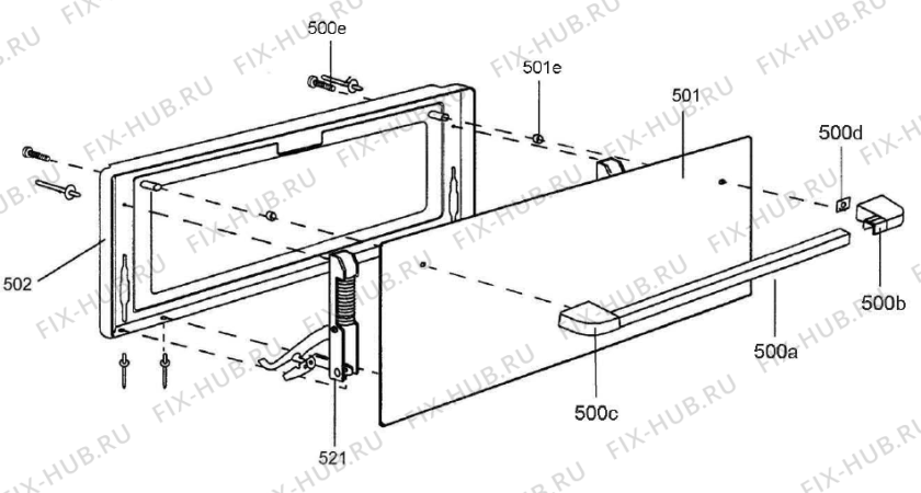 Взрыв-схема вытяжки Gorenje Teholiesi 600 A003Z63A FI   -White FS 60 (900000243, A003Z63A) - Схема узла 05