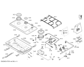 Схема №1 PCD345FEU ENC.PCD345FEU 2G BO30F с изображением Крышка горелки для электропечи Bosch 00610362