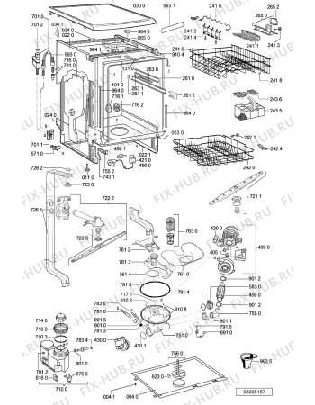 Схема №2 ADP 4615 WH с изображением Микромодуль для посудомоечной машины Whirlpool 481221838292