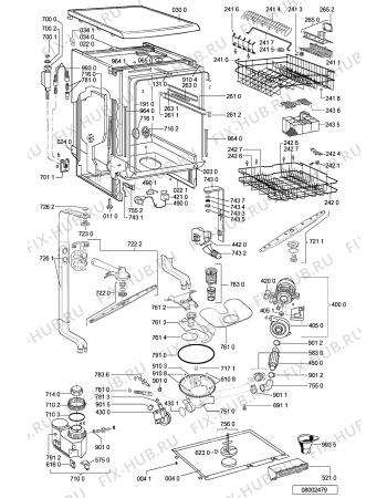 Схема №1 GSI 6587 IN с изображением Другое для посудомойки Whirlpool 481236068379