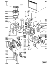 Схема №1 AVM 684 BL с изображением Элемент корпуса для микроволновой печи Whirlpool 481931039199