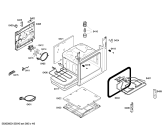 Схема №3 HLN444250V с изображением Стеклокерамика для плиты (духовки) Bosch 00681686