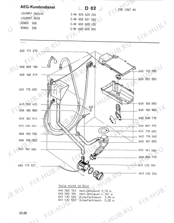 Взрыв-схема стиральной машины Rondo (N Rn) RONDO 936 - Схема узла Section5