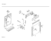 Схема №3 SPU5086JP с изображением Панель для электропосудомоечной машины Bosch 00286802
