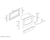 Схема №2 FSK41K33EA CRISS II BCO GE с изображением Внутренняя дверь для духового шкафа Bosch 00472365