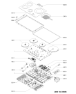 Схема №1 KHIF7720I1 (F091746) с изображением Воздушный канал для плиты (духовки) Indesit C00322419