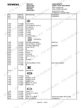 Схема №10 FM724X6 с изображением Панель для жк-телевизора Siemens 00783164
