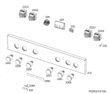 Схема №1 68476VS-MN с изображением Субмодуль для плиты (духовки) Aeg 9825610791528