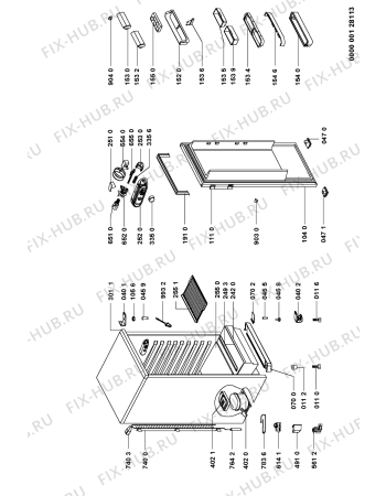 Схема №1 KVA 2500/1 с изображением Дверь для холодильника Whirlpool 481231038675