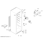 Схема №2 4FC14B10 с изображением Дверь для холодильной камеры Bosch 00245623