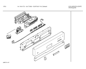 Схема №4 SGIATH3 VA311F5U с изображением Передняя панель для электропосудомоечной машины Bosch 00350663