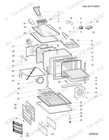 Схема №3 C65SP4XR (F030803) с изображением Панель для электропечи Indesit C00109661