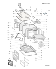 Схема №2 K6G52SXR (F030853) с изображением Инструкция по эксплуатации для духового шкафа Indesit C00111349