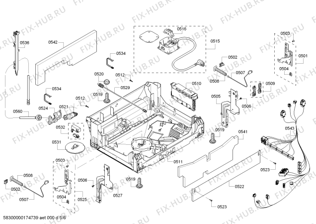 Схема №5 S38KML45UC Kenmore с изображением Панель управления для посудомоечной машины Bosch 00770738