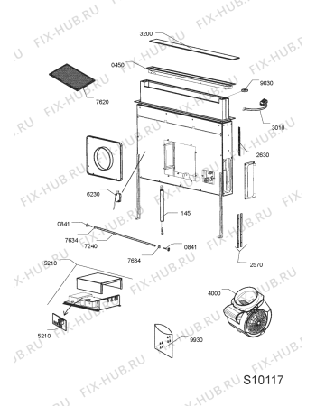 Схема №1 208354804403PRF01209 с изображением Другое для вентиляции Whirlpool 482000096410