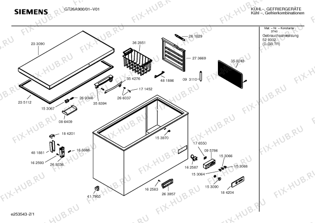 Схема №2 GTL3121FF с изображением Инструкция по эксплуатации для холодильника Bosch 00529303