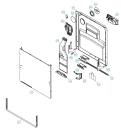 Схема №2 D5152 CN   -Titanium SI (339203, DW70.5) с изображением Отделка для посудомойки Gorenje 197551