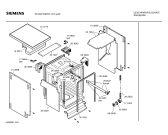 Схема №3 SF24201GB с изображением Передняя панель для посудомоечной машины Siemens 00358714