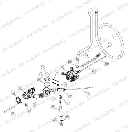 Схема №5 W6125 DK   -White (900003108, WM25.2) с изображением Декоративная панель для стиралки Gorenje 226625