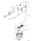 Схема №2 WP 3900 LP с изображением Всякое для посудомоечной машины Whirlpool 481290508719