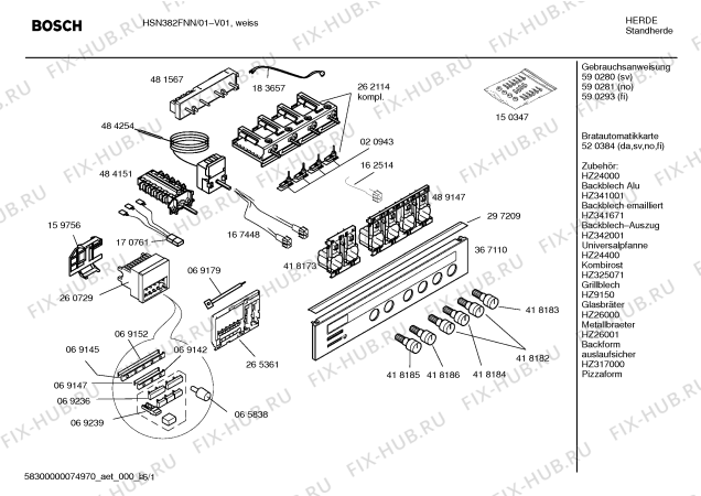 Схема №5 HBN870751 с изображением Воздуховод горячего воздуха для духового шкафа Siemens 00437797