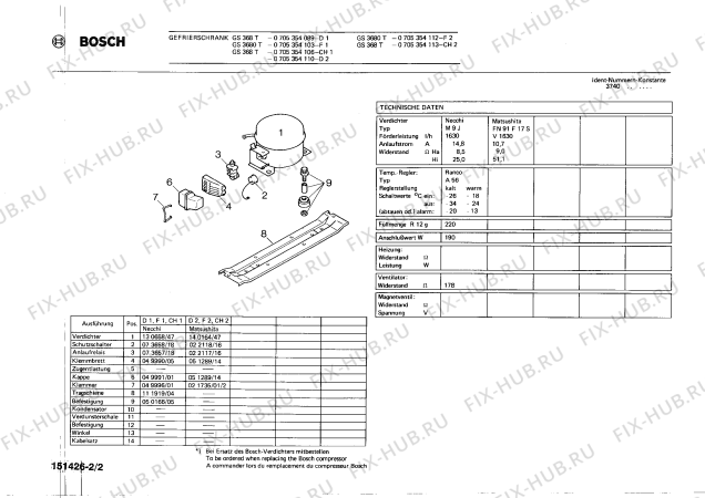 Взрыв-схема холодильника Bosch 0705354113 GS368T - Схема узла 02
