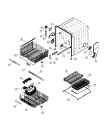 Схема №1 D80DSA (465189, DW90.1) с изображением Ящик (корзина) для посудомойки Gorenje 463768