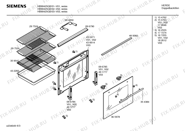 Схема №4 HB90425GB с изображением Ручка управления духовкой для духового шкафа Siemens 00188136