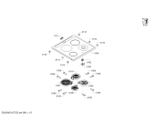 Схема №3 PHCB855221 с изображением Стеклокерамика для электропечи Bosch 00710754