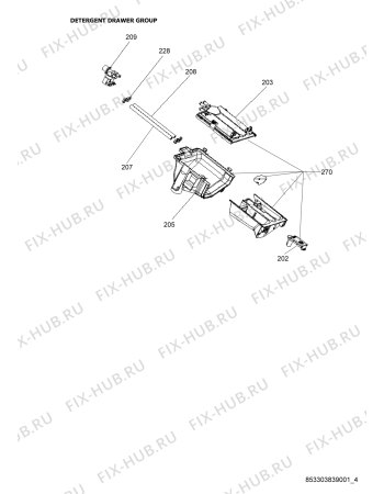 Схема №3 AWG 5104 MC с изображением Микромодуль для стиралки Whirlpool 482000010013