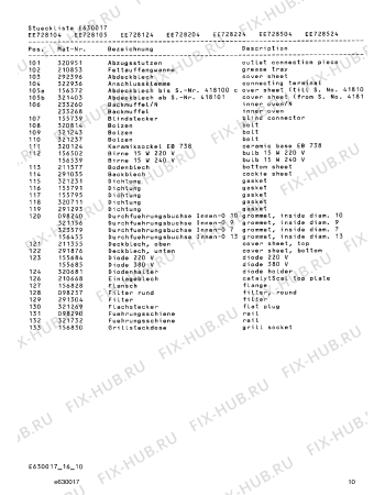Схема №6 EE728124 с изображением Переключатель для плиты (духовки) Bosch 00322156